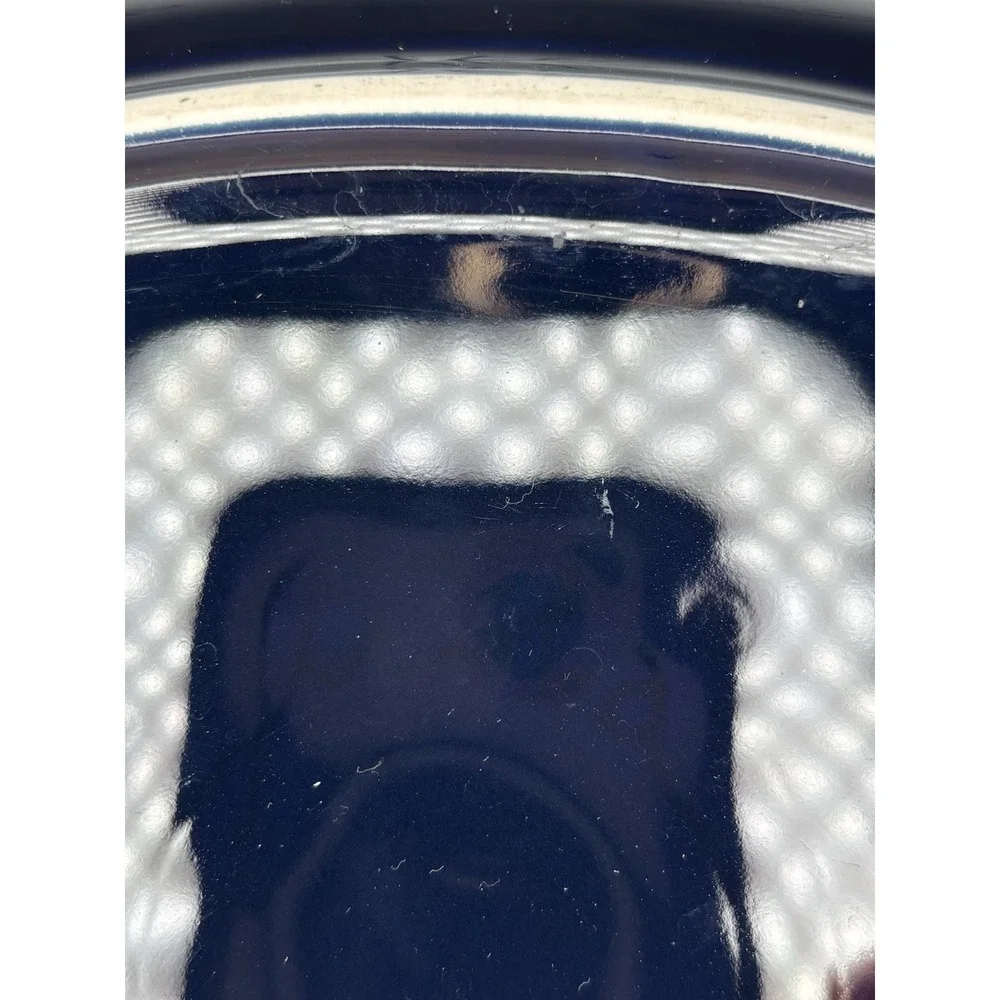 Fiesta Homer Laughlin Dark Blue Oval‎ Ceramic Platter 13 3/8